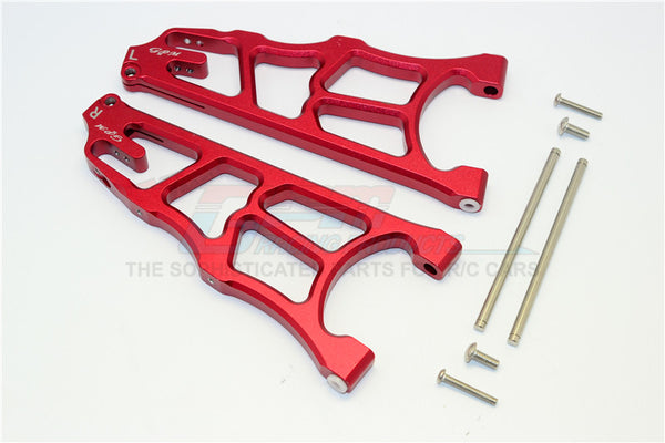 Arrma Nero 6S BLX (AR106009, AR106011) Aluminum Front Lower Arms - 1Pr Red