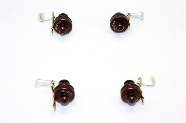 Arrma Nero 6S BLX (AR106009, AR106011) & Fazon 6S BLX (AR106020) Aluminum Front & Rear Magnetic Body Mount - 1 Set Brown