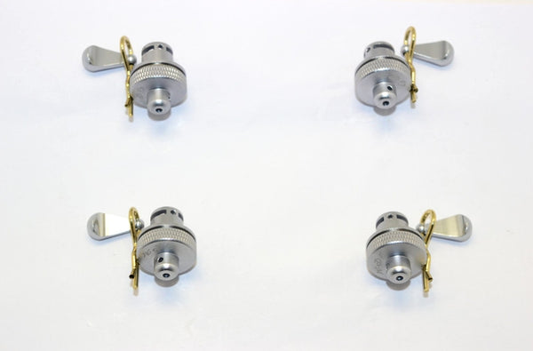 Arrma Nero 6S BLX (AR106009, AR106011) & Fazon 6S BLX (AR106020) Aluminum Front & Rear Magnetic Body Mount - 1 Set Gray Silver