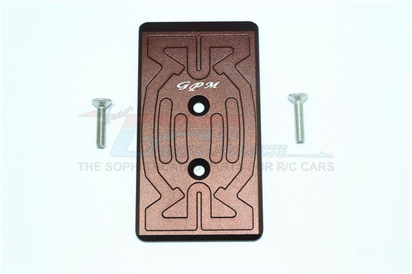 Arrma Nero 6S BLX (AR106009, AR106011) & Fazon 6S BLX (AR106020) Aluminum Rear Chassis Protection Plate - 1Pc Set Brown