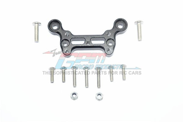 Arrma 1/8 OUTCAST 6S BLX Stunt Truck Aluminum Front Dirt Guard Mount - 1Pc Set Black