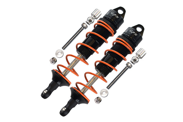 Arrma Senton 6S BLX (AR102654) & Typhon 6S BLX (AR106013) Aluminum Rear Adjustable Dampers 110mm - 1Pr Set Black