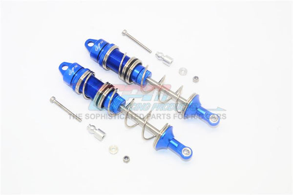 Arrma TALION 6S BLX Aluminum Rear Double Section Spring Dampers 125mm - 1Pr Set Blue