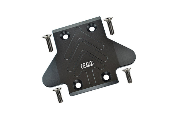 Arrma 1:8 ELECTRIC TALION 6S BLX / OUTCAST 6S BLX Aluminum Front Chassis Protection Plate - 5Pc Set Black