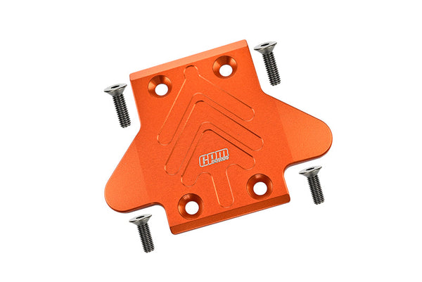 Arrma 1:8 ELECTRIC TALION 6S BLX / OUTCAST 6S BLX Aluminum Front Chassis Protection Plate - 5Pc Set Orange