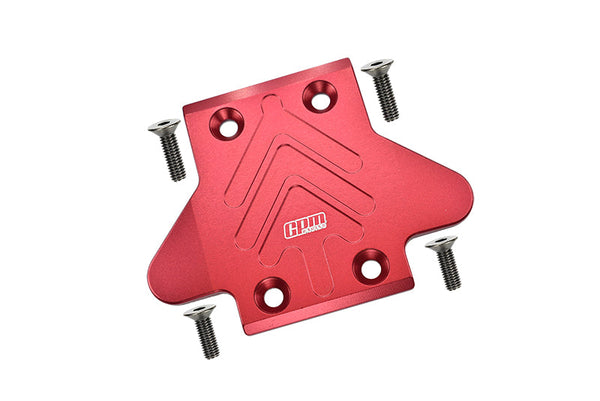 Arrma 1:8 ELECTRIC TALION 6S BLX / OUTCAST 6S BLX Aluminum Front Chassis Protection Plate - 5Pc Set Red