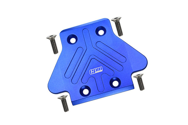 Arrma 1:8 ELECTRIC TALION 6S BLX / OUTCAST 6S BLX Aluminum Rear Chassis Protection Plate - 5Pc Set Blue
