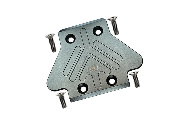 Arrma 1:8 ELECTRIC TALION 6S BLX / OUTCAST 6S BLX Aluminum Rear Chassis Protection Plate - 5Pc Set Gray Silver
