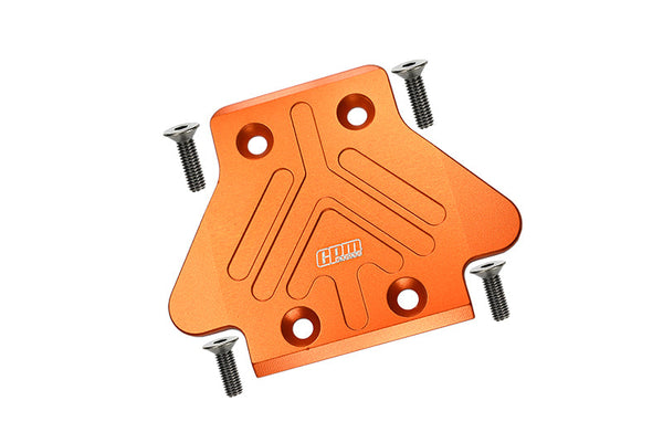 Arrma 1:8 ELECTRIC TALION 6S BLX / OUTCAST 6S BLX Aluminum Rear Chassis Protection Plate - 5Pc Set Orange