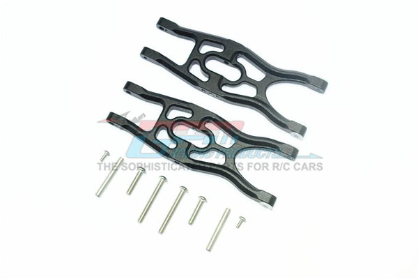 Arrma 1/10 Fazon Voltage 2WD (AR102675AU) Aluminum Frontor Rear Lower Suspension Arms - 1Pr Set Black