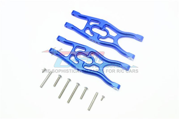 Arrma 1/10 Fazon Voltage 2WD (AR102675AU) Aluminum Frontor Rear Lower Suspension Arms - 1Pr Set Blue