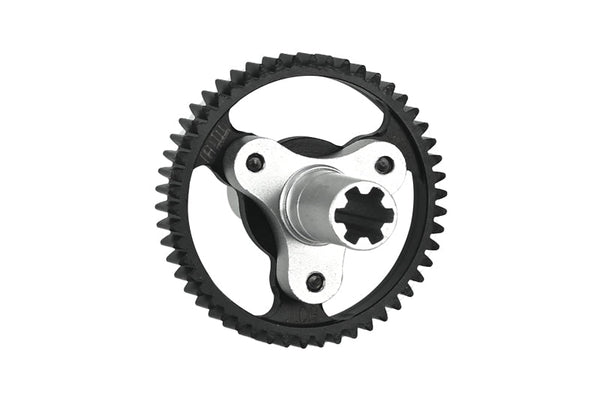 Medium Carbon Steel 50T Spur Gear 0.8 Module/32 Pitch For Arrma 1:8 VENDETTA 3S / INFRACTION V3 / TYPHON 3S / 1:10 KRATON 4S / SENTON 3S / VORTEKS 3S / OUTCAST 4S /  BIG ROCK V3 / GRANITE 3S - Silver