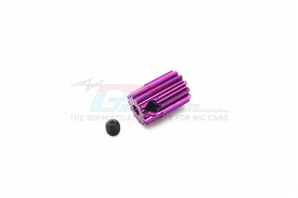 Kyosho Mini Inferno Aluminum Motor Gear (13T) - 1Pc Set Purple