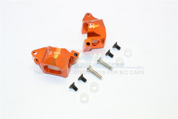 Kyosho Mini Inferno Aluminum Front C-Hub (22 Deg) - 1Pr Orange