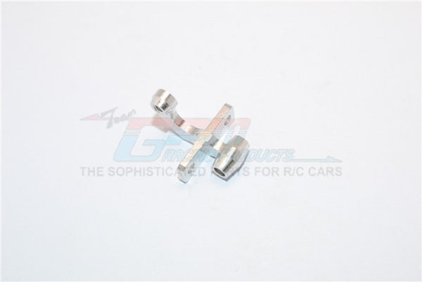 Kyosho Mini Inferno Aluminum Rear Gear Box Mount Connector (Linking Tie Rod & Gear Box Mount) - 1Pc Silver