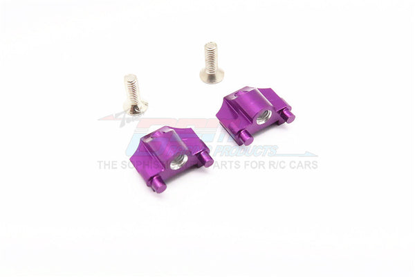 Kyosho Mini Inferno Aluminum Battery Holder Mount With Screws - 1Pr Set Purple