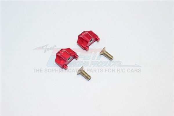 Kyosho Mini Inferno Aluminum Battery Holder Mount With Screws - 1Pr Set Red