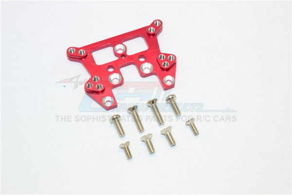 Kyosho Mini Inferno ST Aluminum Rear Damper Tower With Screws - 1Pc Set Red