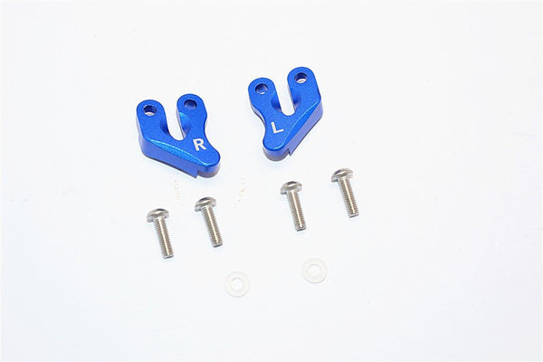 Axial SMT10 Grave Digger (AX90055) & MAX-D (AX90057) Aluminum Rear Supporting Mount - 2Pcs Set Blue