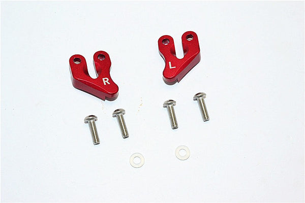 Axial SMT10 Grave Digger (AX90055) & MAX-D (AX90057) Aluminum Rear Supporting Mount - 2Pcs Set Red