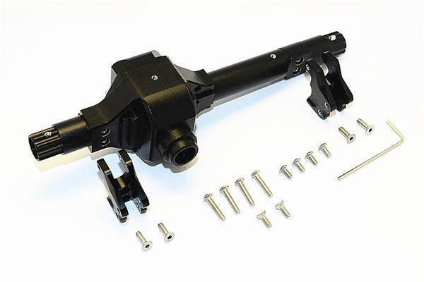 Axial SMT10 Grave Digger (AX90055) Aluminum Front/Rear Axle Housing - 1 Set Black