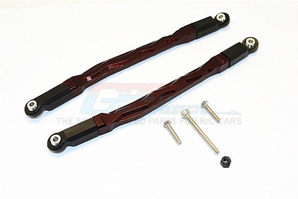Axial SMT10 Grave Digger (AX90055) & MAX-D (AX90057) Aluminum Front/Rear Upper Chassis Link Parts - 1Pr Set Brown