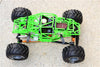 Axial SMT10 Grave Digger (AX90055) & MAX-D (AX90057) Aluminum Receiver Mount - 1Pc Set Green