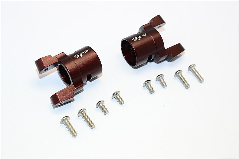 Axial SMT10 Grave Digger (AX90055) Aluminum Front C Hub - 1Pr Set Brown