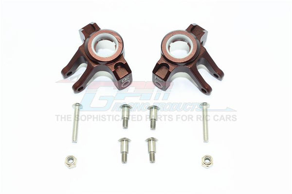 Axial SMT10 Grave Digger (AX90055) & MAX-D (AX90057) Aluminum Front Knuckle Arms - 1Pr Set Brown