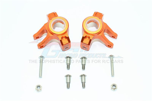 Axial SMT10 Grave Digger (AX90055) & MAX-D (AX90057) Aluminum Front Knuckle Arms - 1Pr Set Orange