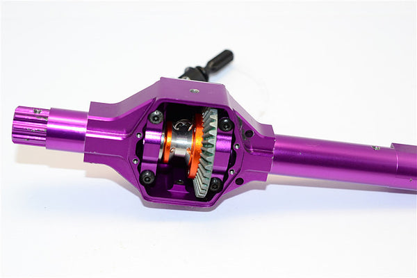 GPM Set Di Aggiornamento In Alluminio Per Axial SMT10 Grave Digger - C-Hub E Knuckle Arm 5° (Arancione, 4 Pezzi)