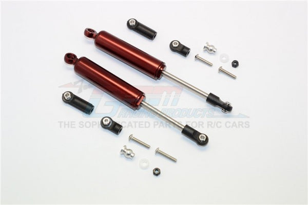 Axial SMT10 Grave Digger (AX90055) & MAX-D (AX90057) Aluminum Front/Rear Internal Shocks (3 Length Adjustable Design ) - 1Pr Set Brown