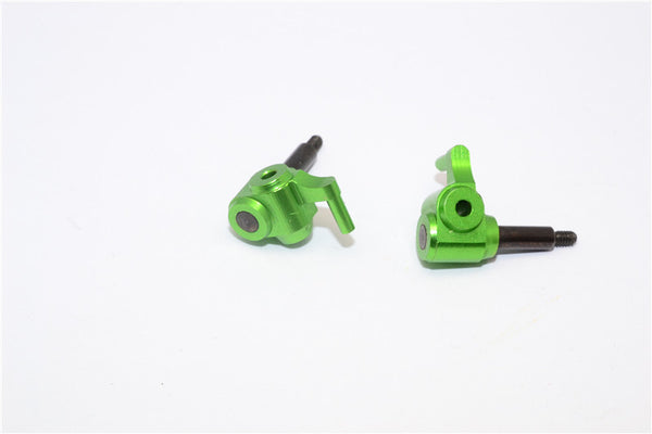 Kyosho Mini-Z Monster Aluminum Front Knuckle Arm Set (1 Deg Caster) - 1Pr Green