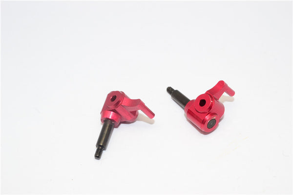 Kyosho Mini-Z Monster Aluminum Front Knuckle Arm Set (1 Deg Caster) - 1Pr Red