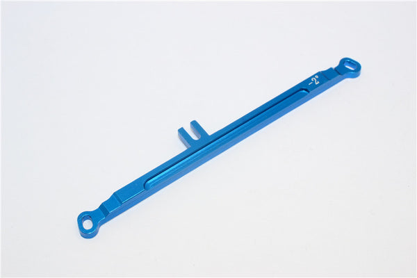 Kyosho Mini-Z Monster Aluminum Steering Plate (Toe-Out 2 Deg) - 1Pc Blue
