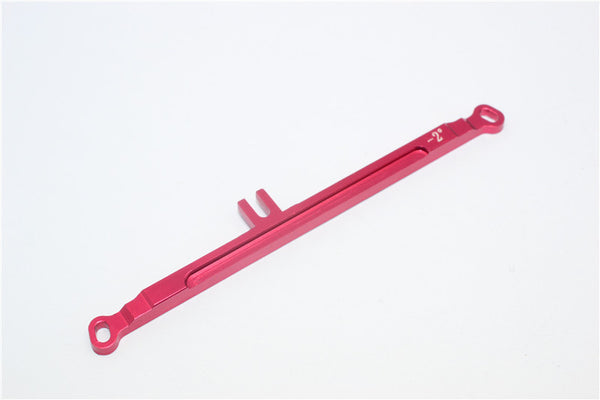 Kyosho Mini-Z Monster Aluminum Steering Plate (Toe-Out 2 Deg) - 1Pc Red