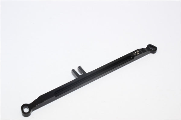 Kyosho Mini-Z Monster Aluminum Steering Plate (Toe-In 2 Deg) - 1Pc Black