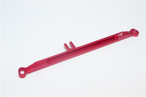 Kyosho Mini-Z Monster Aluminum Steering Plate (Toe-In 2 Deg) - 1Pc Red