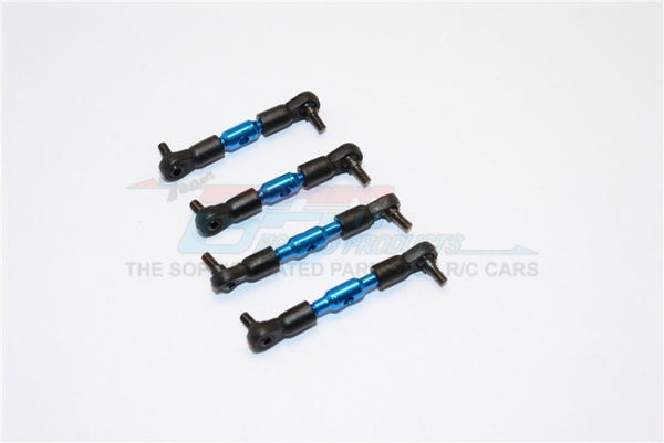 Kyosho Mini-Z Monster Aluminum Completed Tie Rod Set - 2Prs Set Blue