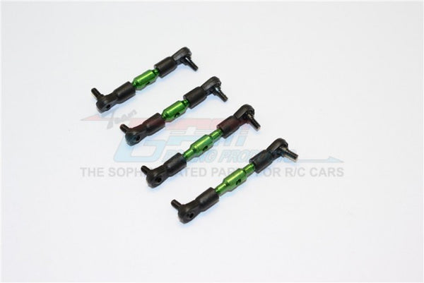 Kyosho Mini-Z Monster Aluminum Completed Tie Rod Set - 2Prs Set Green