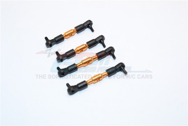 Kyosho Mini-Z Monster Aluminum Completed Tie Rod Set - 2Prs Set Gold