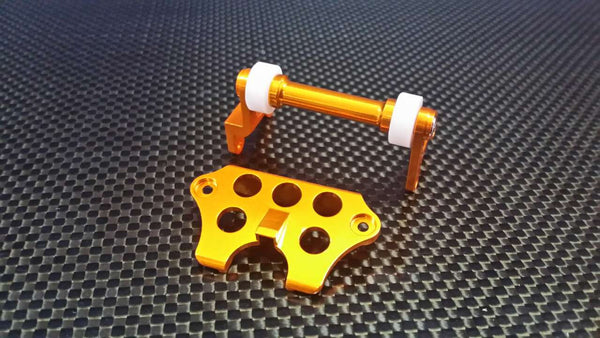 Kyosho Mini-Z Monster Aluminum Front + Rear Bumpers - 2Pcs Gold