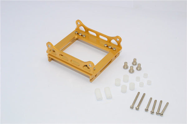 Kyosho Mini-Z Monster Aluminum Body Mount For Overland Body - 1 Set Charcoal