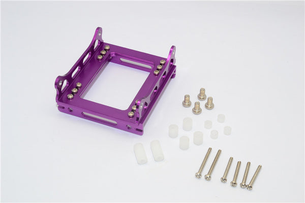 Kyosho Mini-Z Monster Aluminum Body Mount For Overland Body - 1 Set Purple