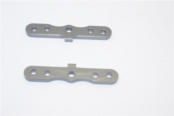 HPI Savage XS Flux Aluminum Front Bulkhead Plate - 2Pcs Gray Silver