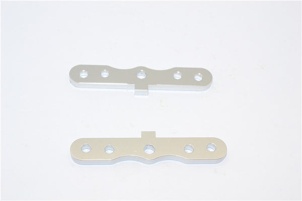 HPI Savage XS Flux Aluminum Front Bulkhead Plate - 2Pcs Silver