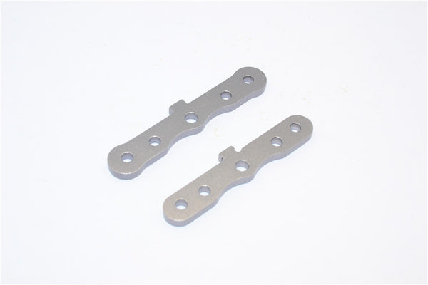 HPI Savage XS Flux Aluminum Rear Bulkhead Plate - 2Pcs Gray Silver