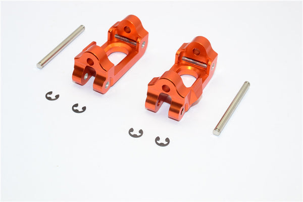 HPI Savage XS Flux Aluminum Front C-Hub - 1Pr Set Orange