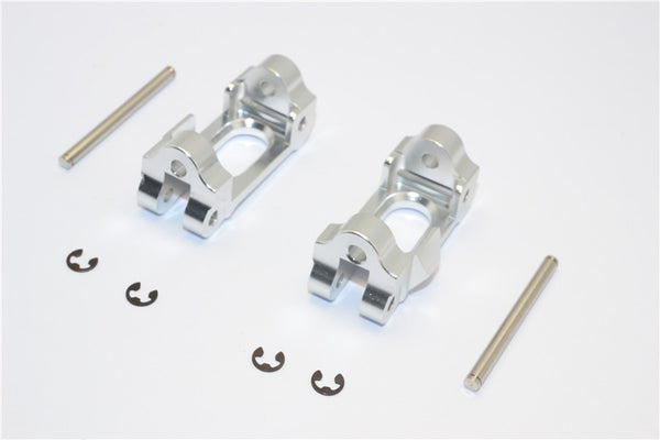 HPI Savage XS Flux Aluminum Front C-Hub - 1Pr Set Silver