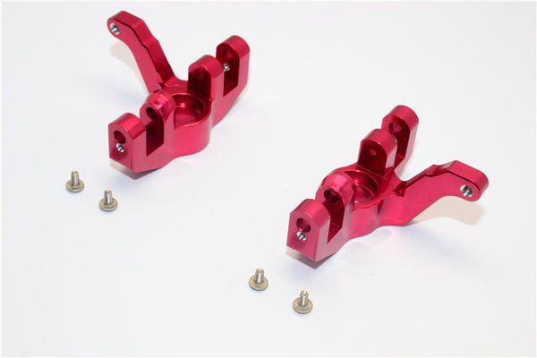 HPI Savage XS Flux Aluminum Front Knuckle Arm - 1Pr Set Red